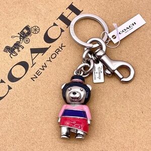 Disney X Coach Mulan Bear Bag Charm Key Holder